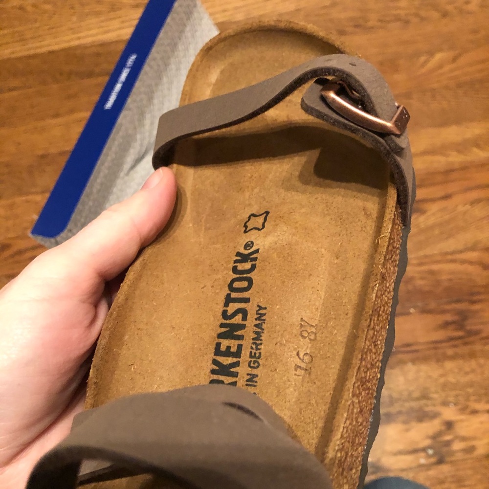 New Birkenstock Daloa sandals 41 NiB mocca - Picture 2 of 5